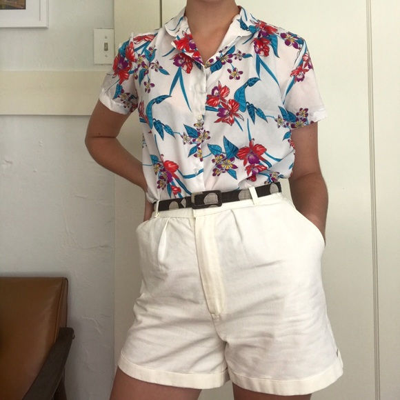 60s high waisted shorts